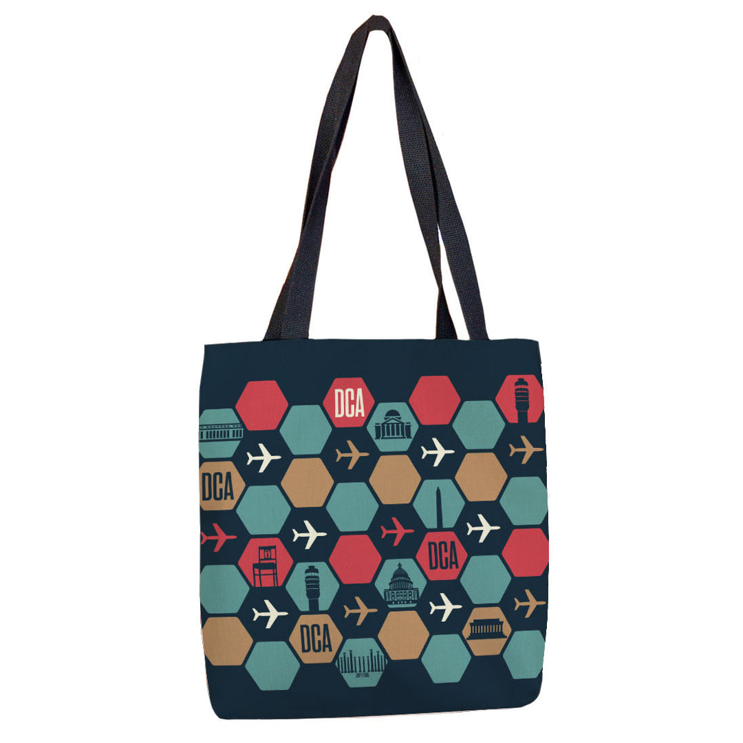 DCA Hex Pattern Tote Bag