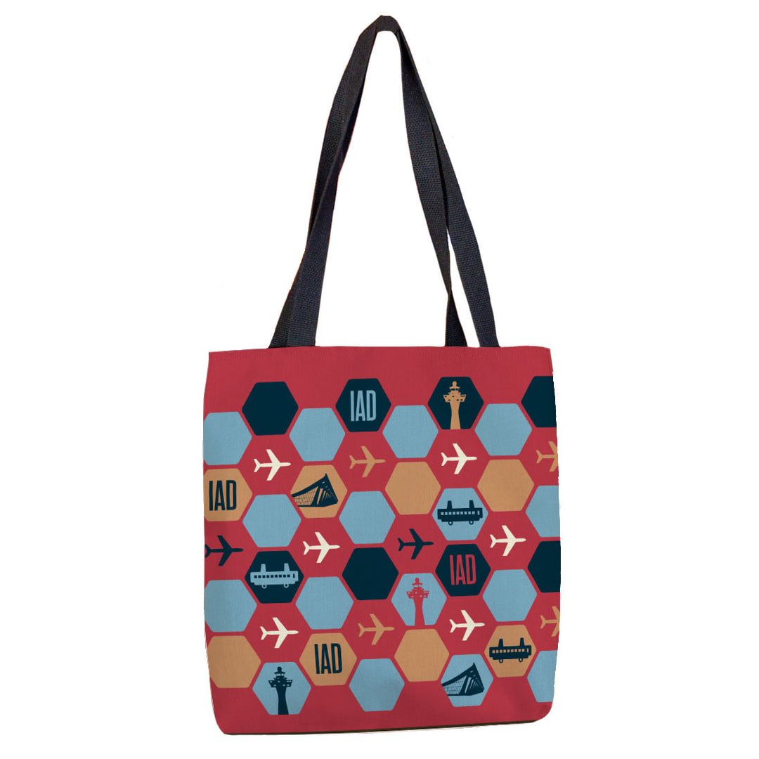 IAD Hex Pattern Tote Bag