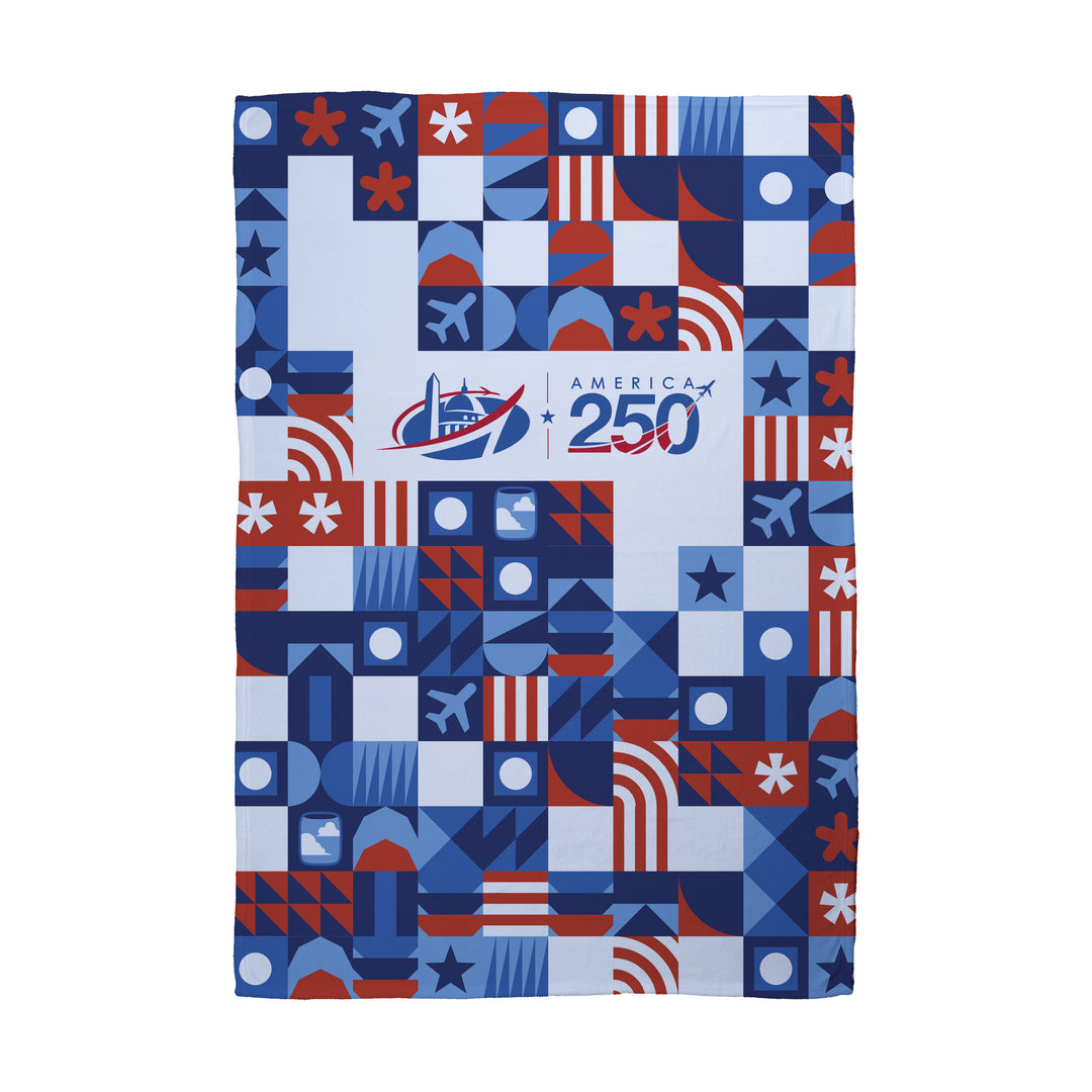 Washington Airports / America 250 Travel Blanket