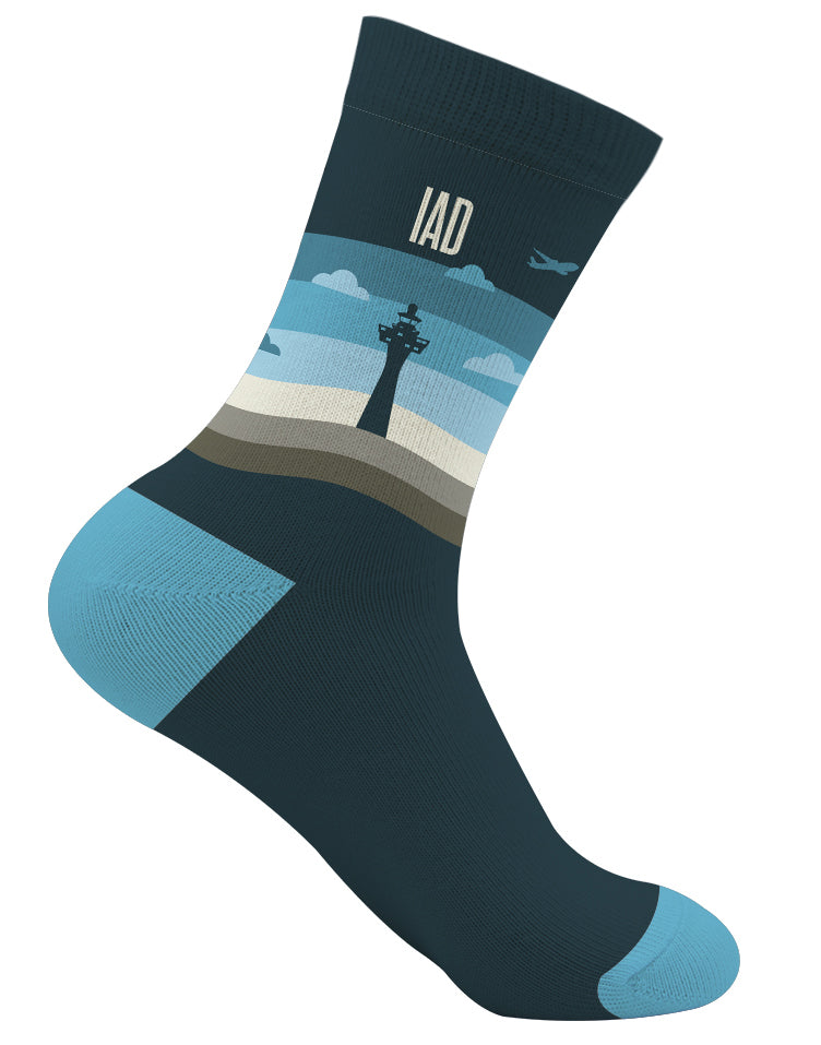 IAD Control Tower Socks