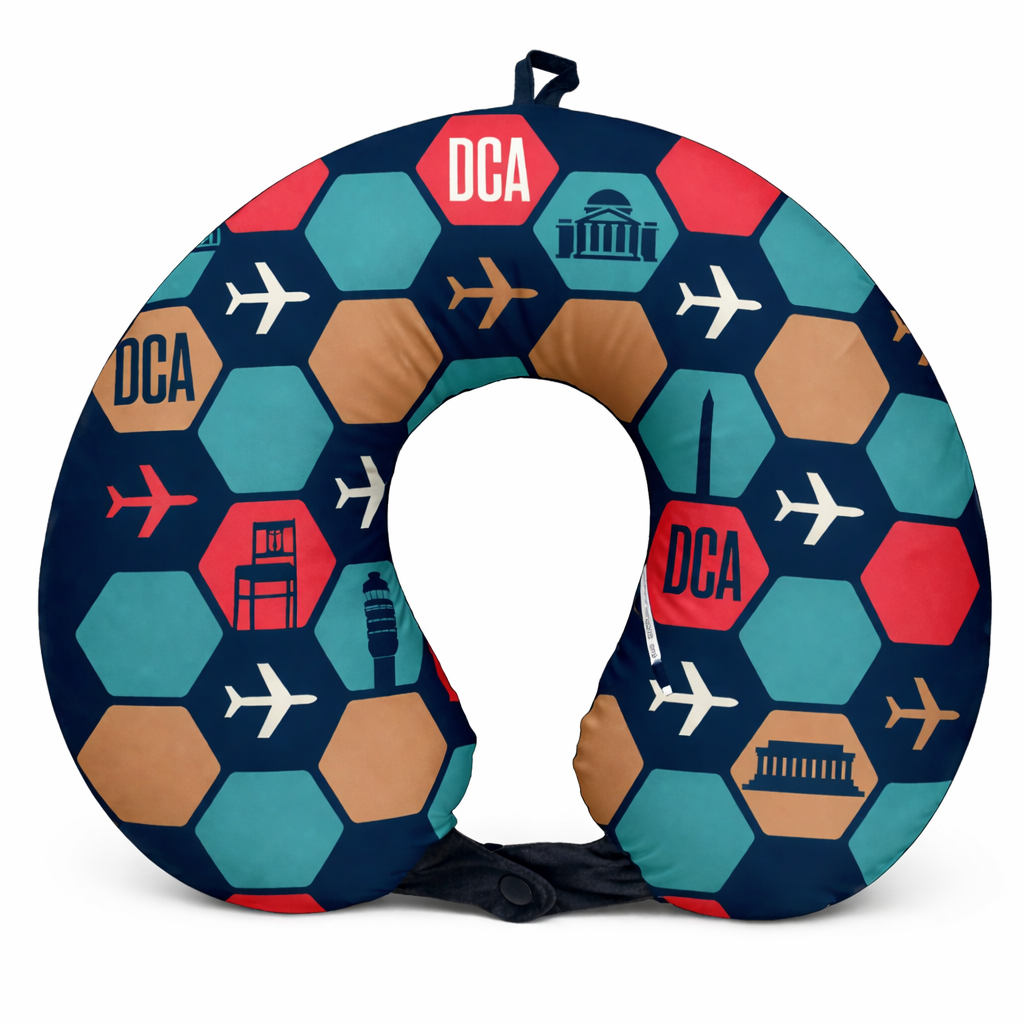 DCA Pattern Travel Neck Pillow